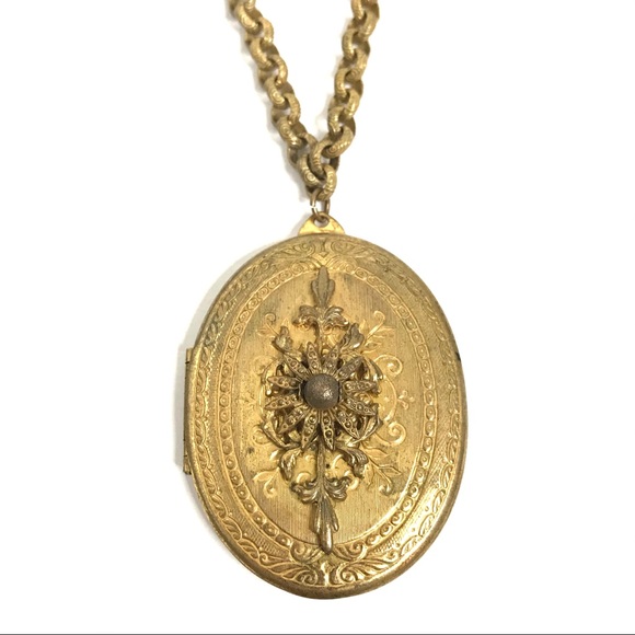 Vintage Locket Miriam Haskell Vintage Jewelry - Picture 12 of 16